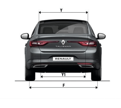 dimensions arrière renault talisman